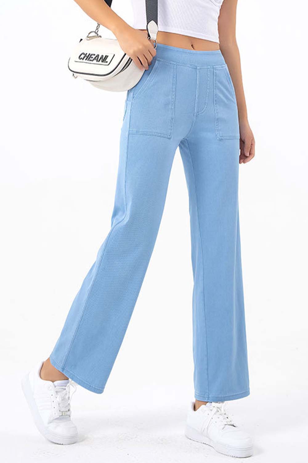 Pocketed Long Jeans - felvior