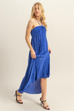 HYFVE Knotted Detail Halter Neck Flowy Maxi Dress - felvior
