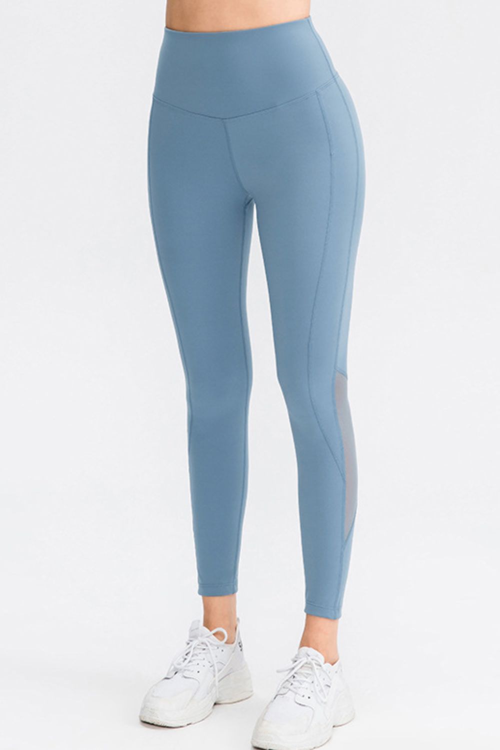 Wide Waistband Slim Fit Long Sports Pants - felvior