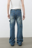 Men's Distressed Baggy Jeans - felvior