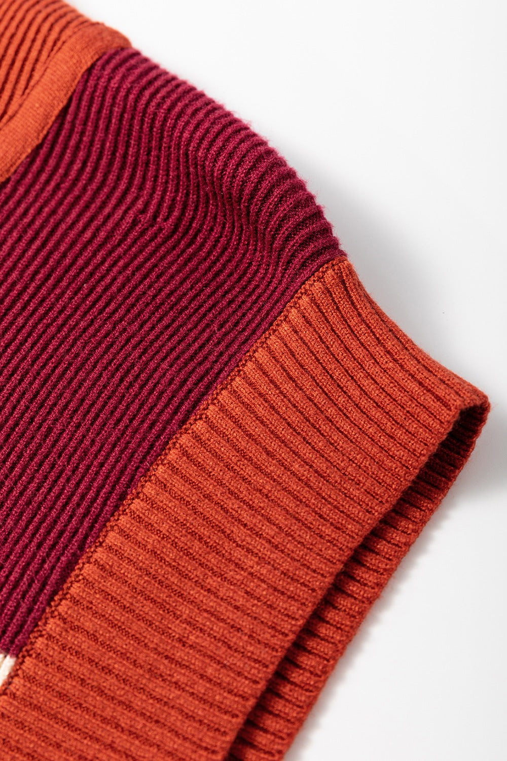 Striped Quarter Zip Cap Sleeve Sweater Dress - felvior