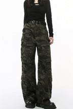 Men's Camouflage Straight Cargo Jeans