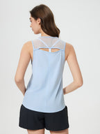 Millennia Cutout Back Round Neck Active Tank