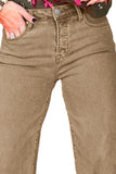 Raw Hem Wide Leg Jeans - felvior