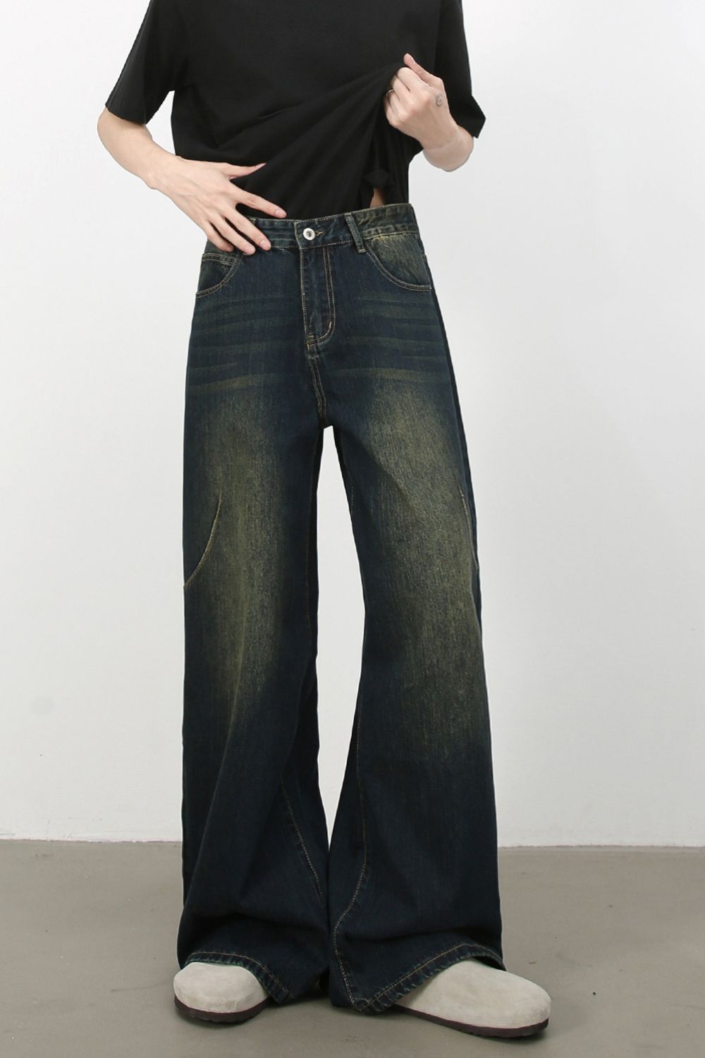 Men's Wide Leg Jeans Zweitbild