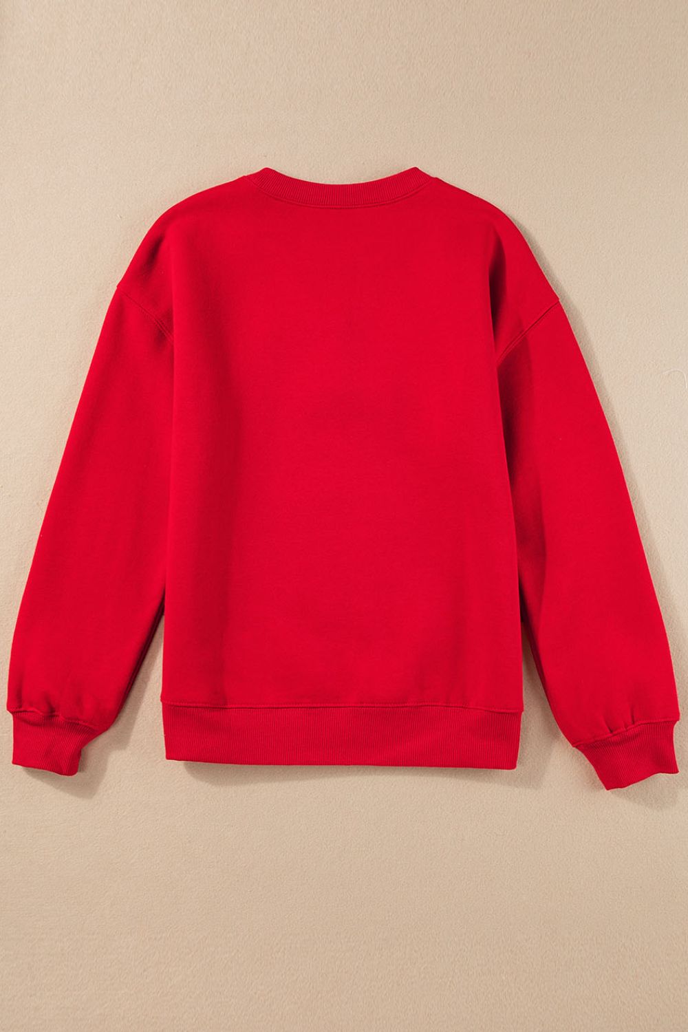 Valentine’s Day XOXO Round Neck Drop Shoulder Sweatshirt - felvior