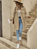 Collared Button Down Coat - felvior