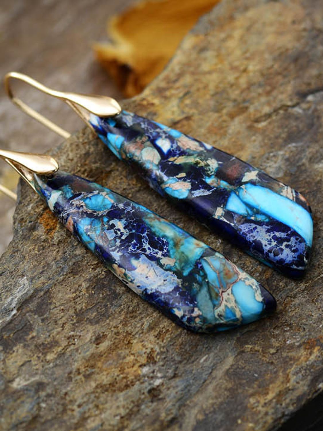 Geometrical Shape Dangle Earrings - felvior