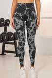Tie-Dye High Waist Active Leggings - felvior