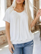 V-Neck Short Sleeve T-Shirt