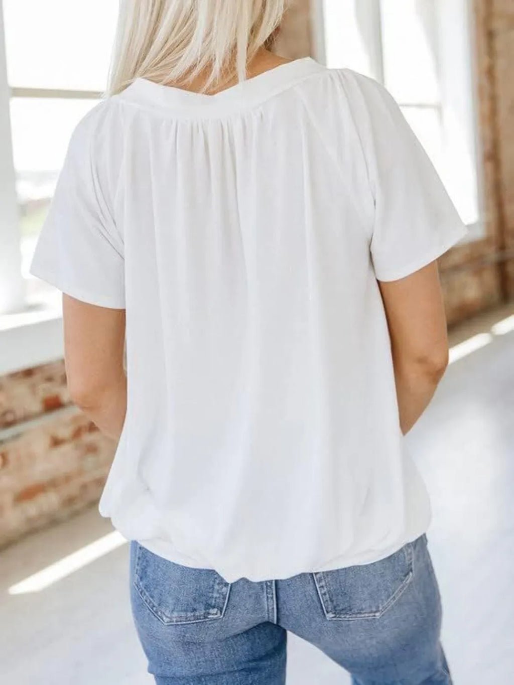 V-Neck Short Sleeve T-Shirt