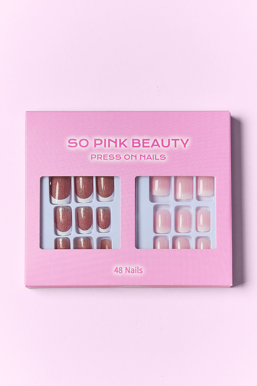 SO PINK BEAUTY Press On Nails 2 Packs - felvior