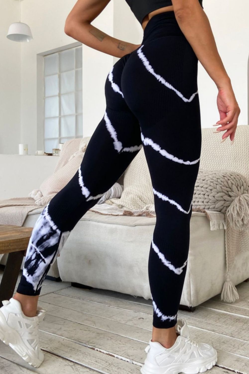 Slim Fit High Waist Long Active Pants - felvior