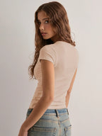 Surplice Short Sleeve T-Shirt