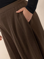 Plus Size Wide Leg Pants with Pockets
