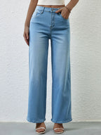 High Rise Wide Leg Jeans