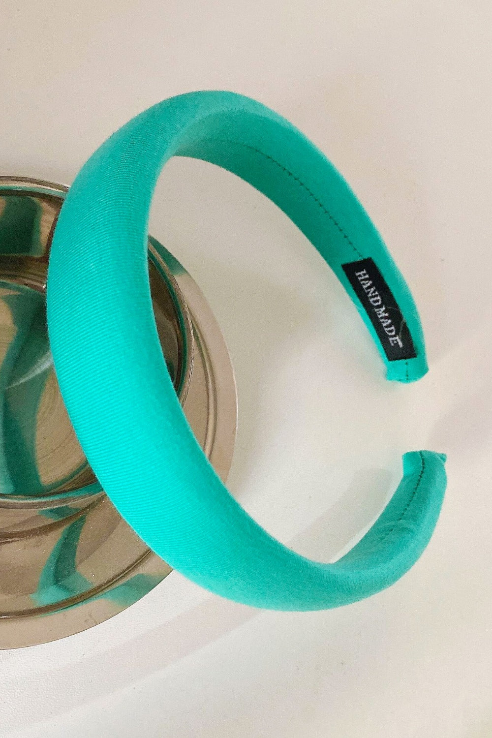 Solid Polyester Wide Headband - felvior