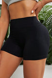 Slim Fit High Waistband Active Shorts - felvior