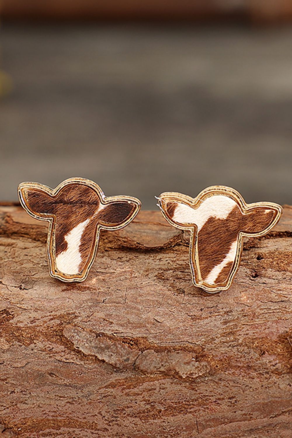 Bull Head Alloy Stud Earrings - felvior