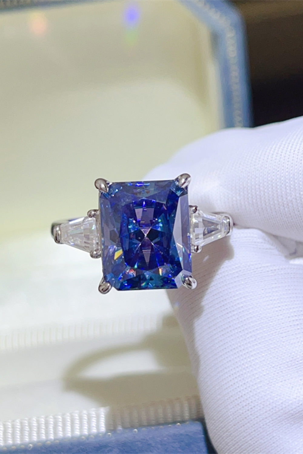 5 Carat Moissanite 925 Sterling Silver Ring - felvior