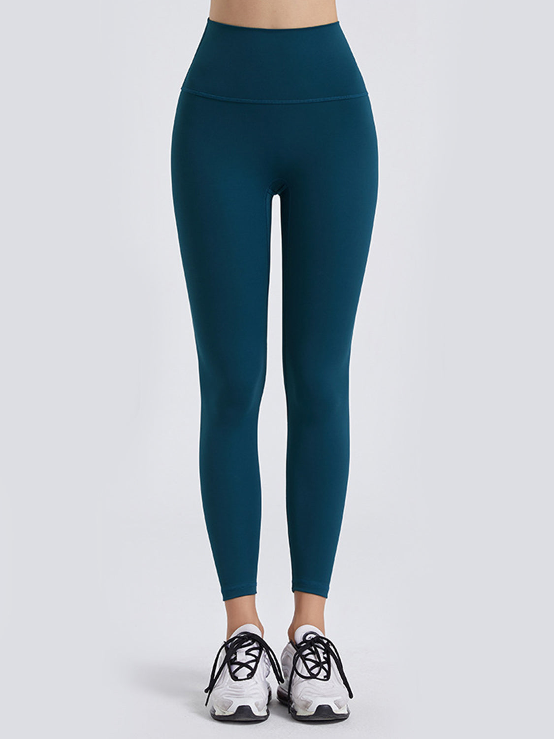 Wide Waistband Sports Leggings - felvior