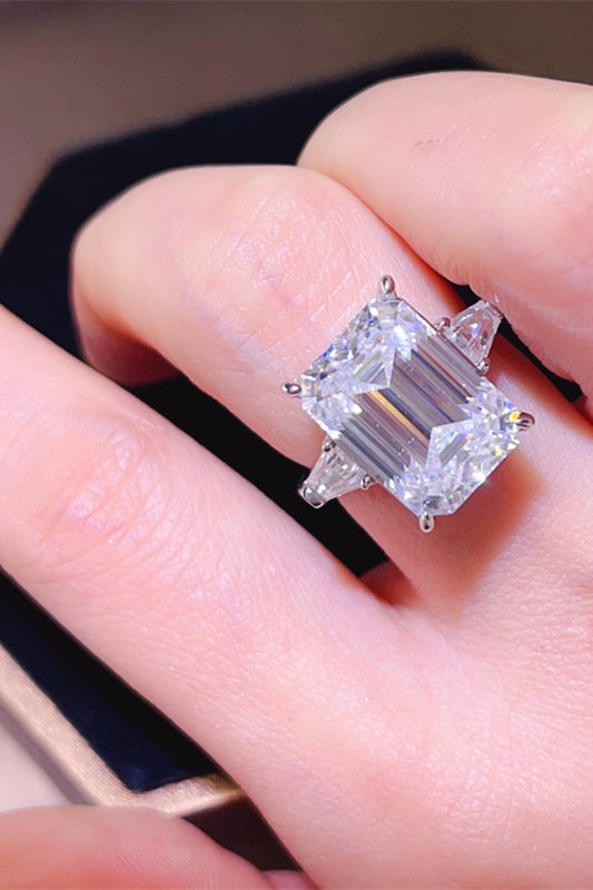 5 Carat Moissanite 925 Sterling Silver Ring - felvior