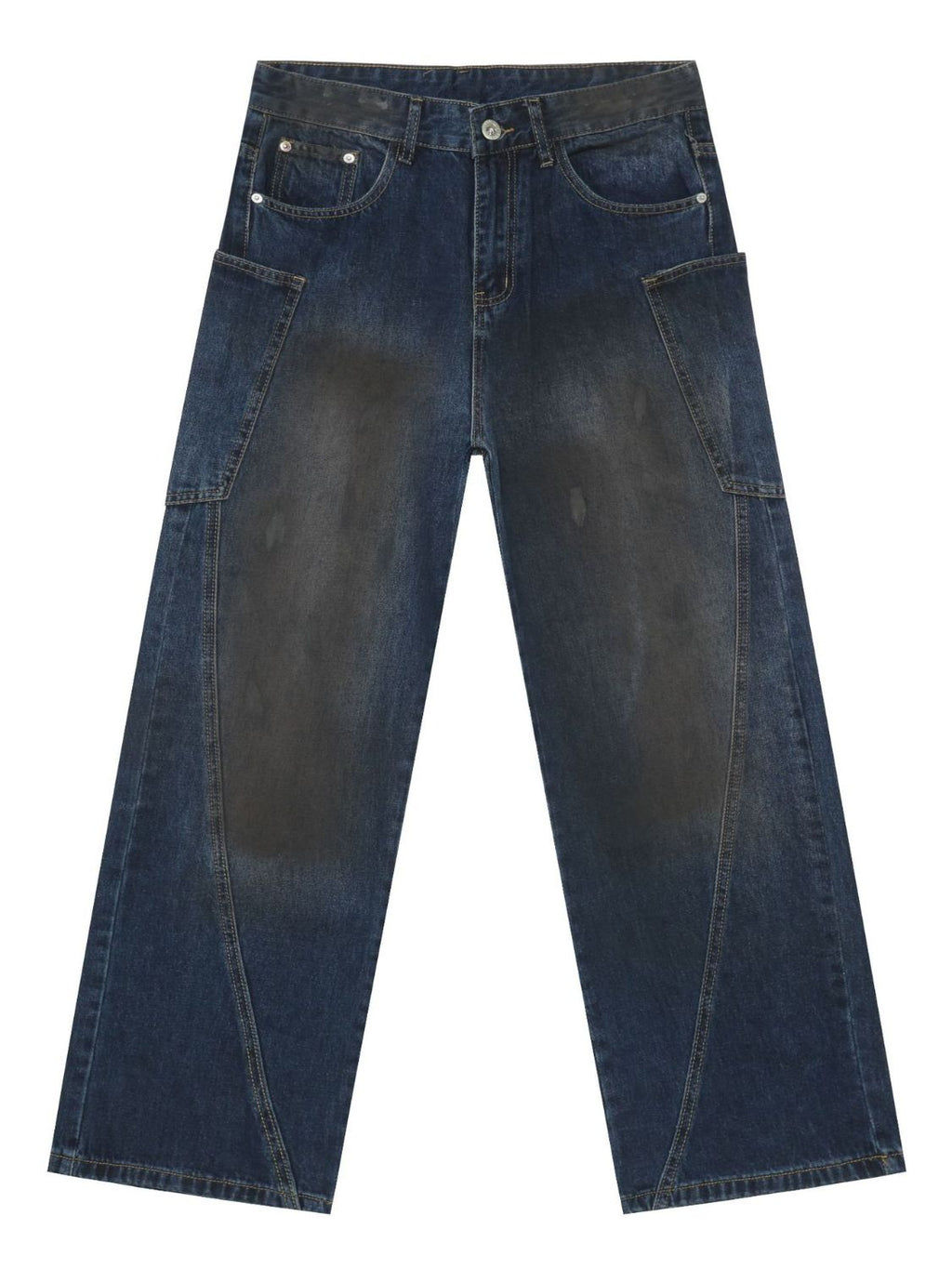 Men's Baggy Jeans with Pockets
