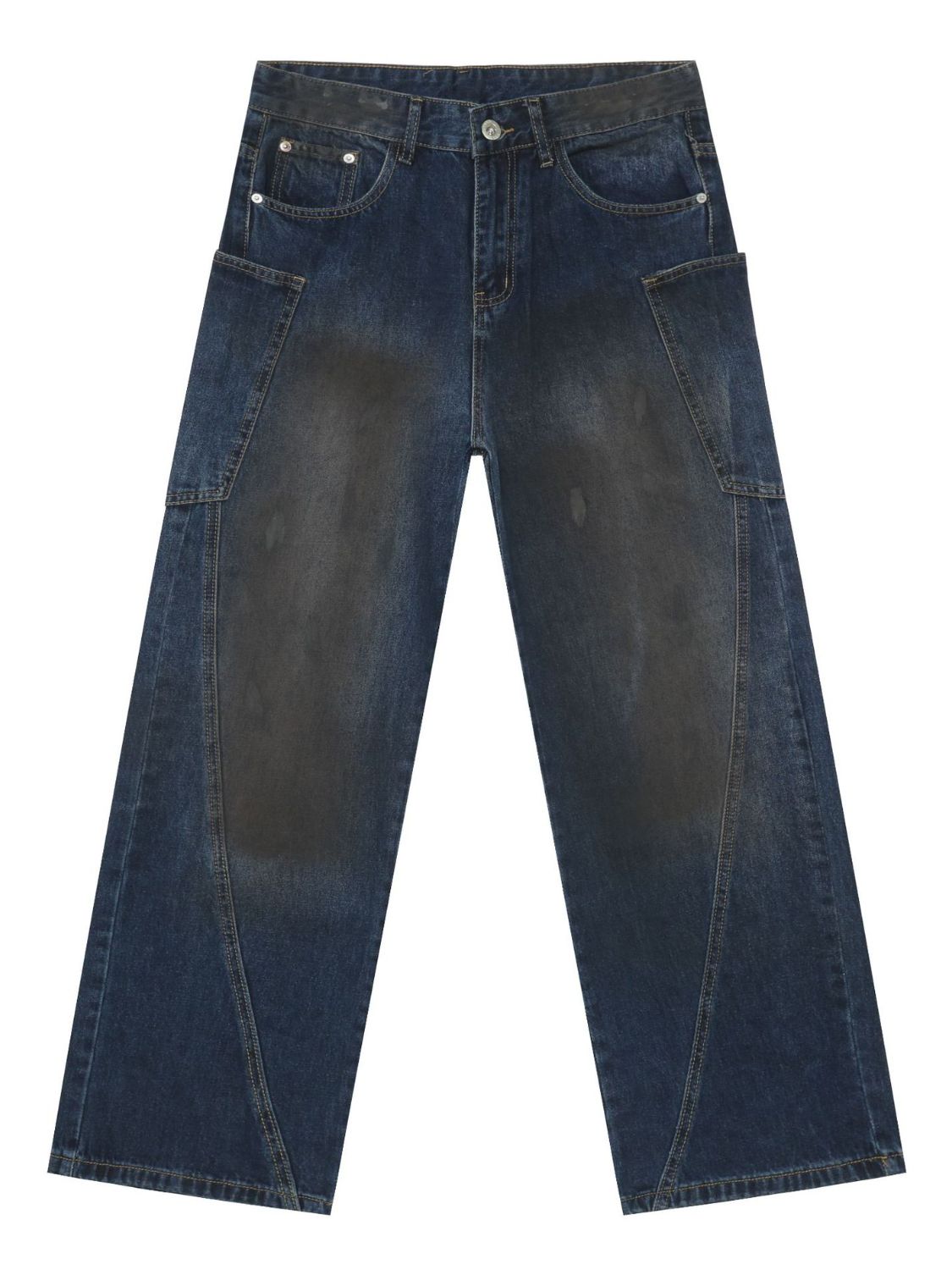 Men's Baggy Jeans with Pockets