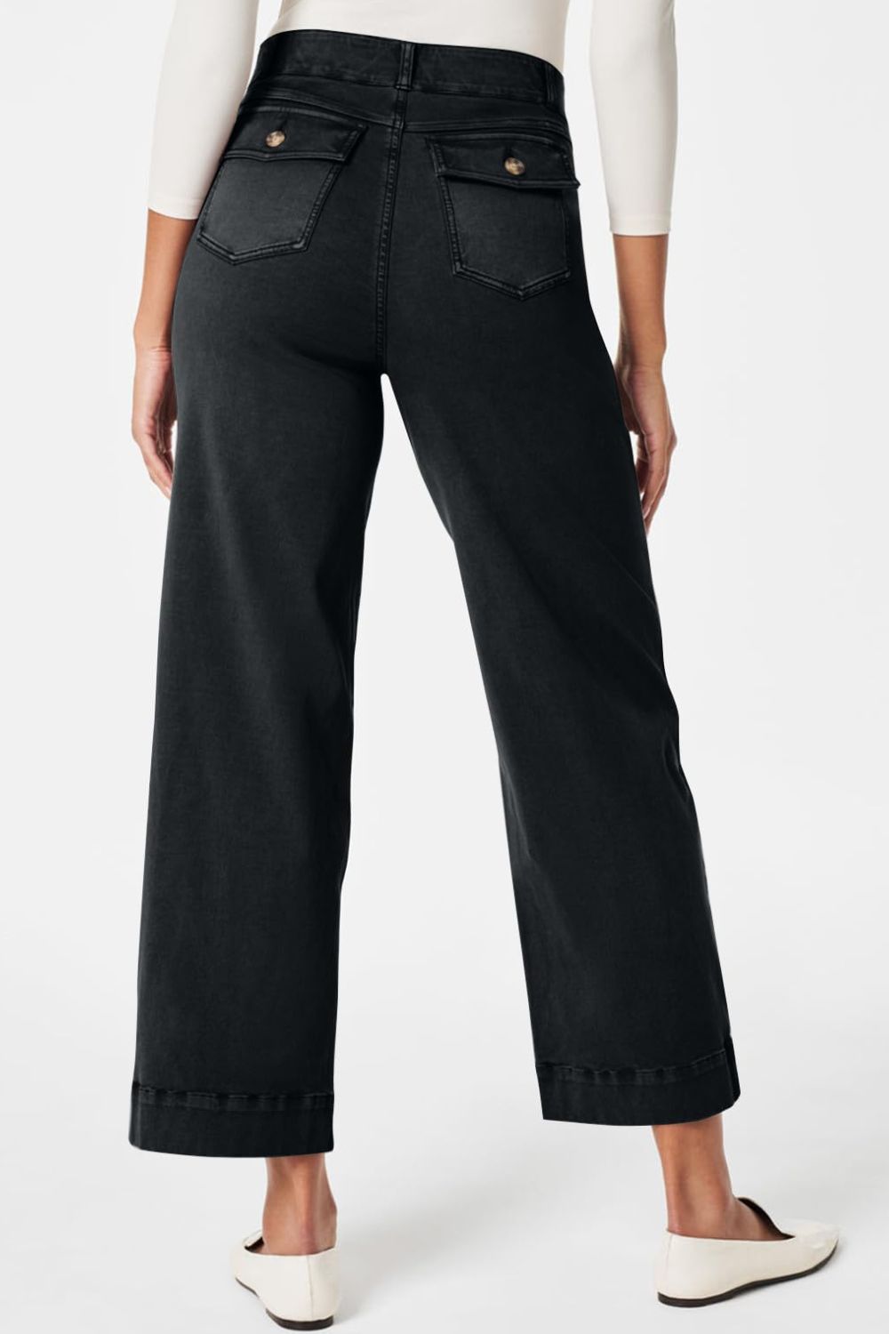High Waist Jeans with Pockets - felvior