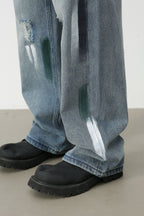 Men's Paint Wide Leg Jeans