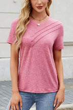 Round Neck Short Sleeve T-Shirt