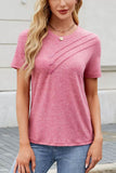 Round Neck Short Sleeve T-Shirt