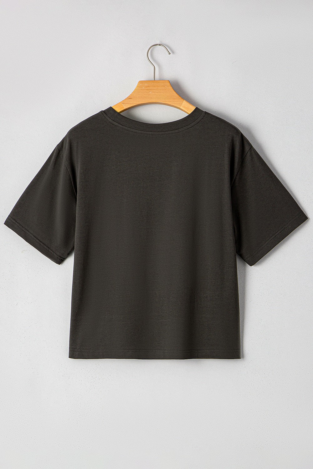 Bull Head Skull Round Neck Short Sleeve T Shirt