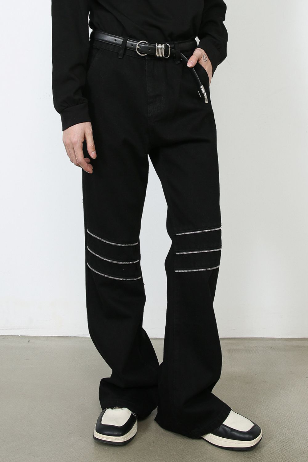 Men's Bootcut Jeans with Pockets