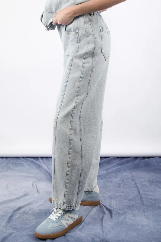 VERY J Wide Leg Comfy Jeans - felvior