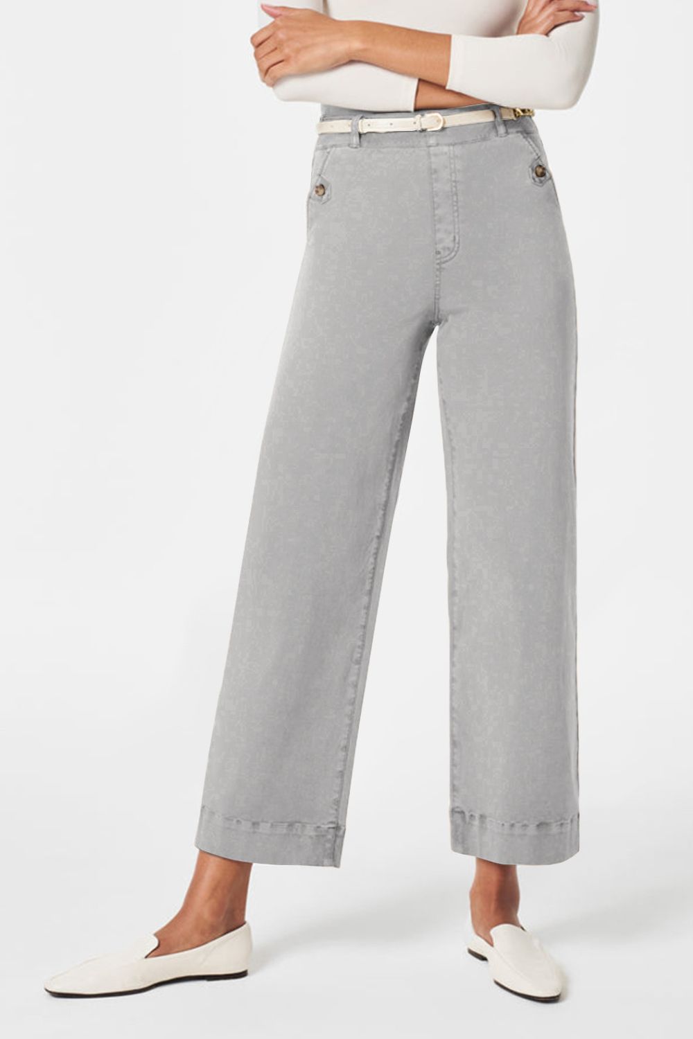 High Waist Jeans with Pockets - felvior
