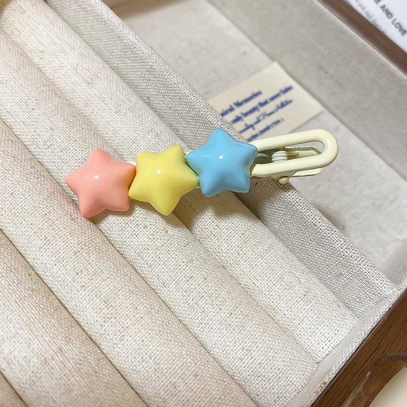 4 Piece Star Acrylic Hair Pin - felvior