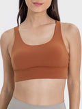 Millennia Crisscross Scoop Neck Active Tank - felvior