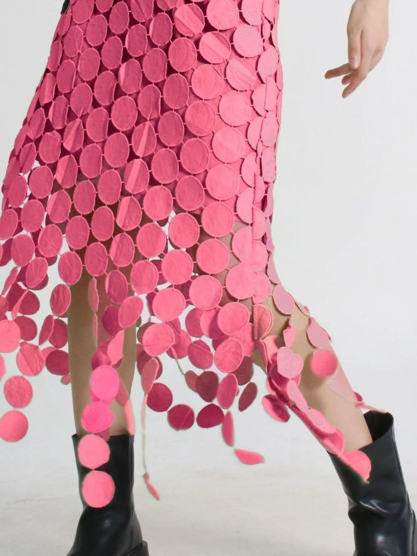 Fringe Midi Skirt Secondary image