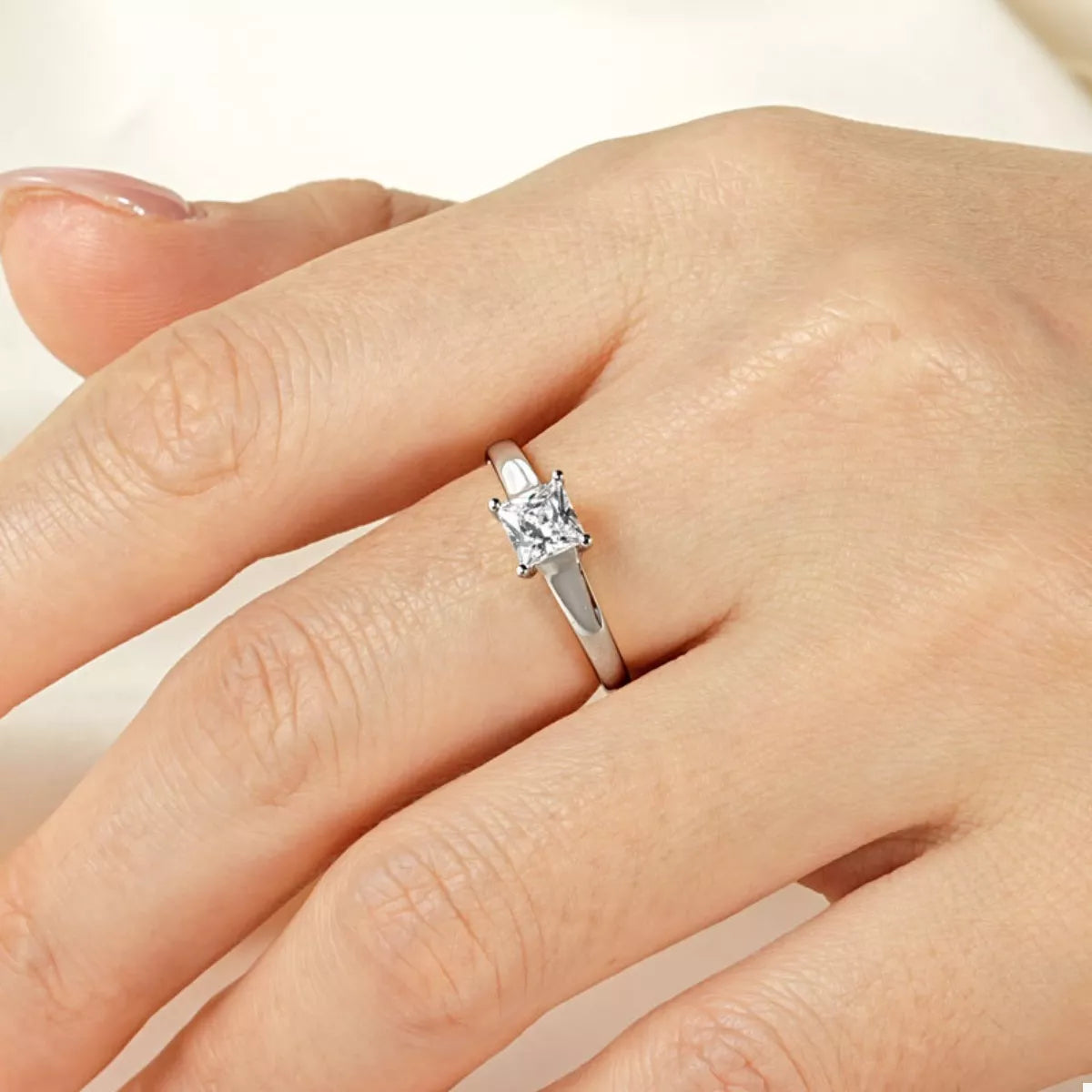 Silver-Plated Minimalist Ring Secondary image