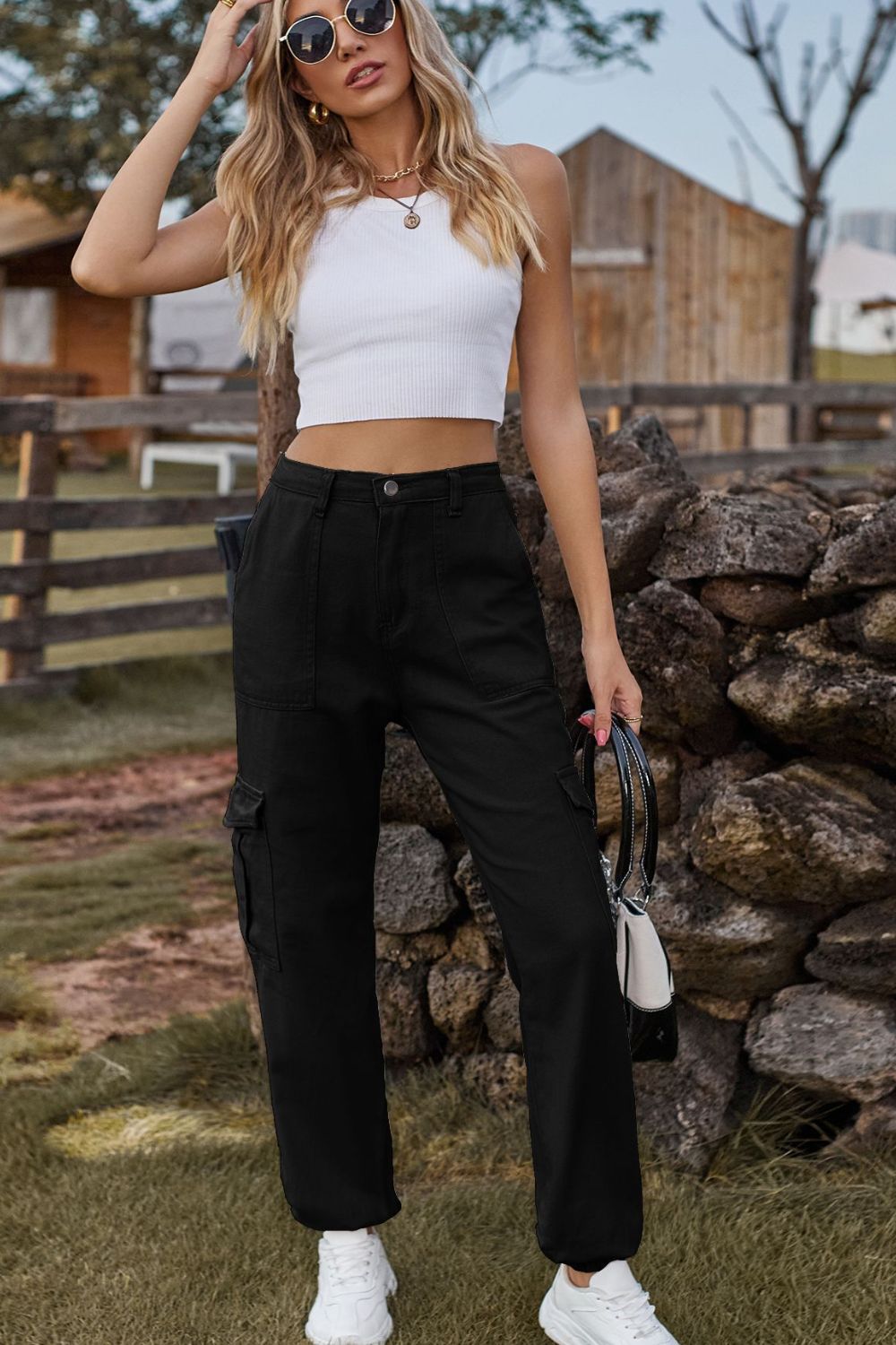 Long Jeans with Pocket - felvior