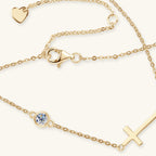 Cross 925 Sterling Silver Moissanite Necklace