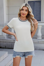 Round Neck Short Sleeve T-Shirt