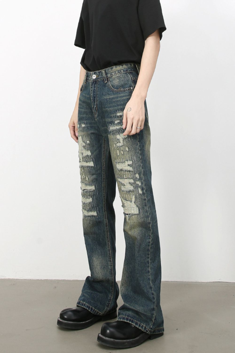 Men's Distressed Jeans