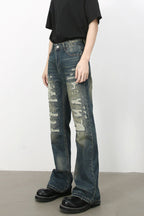 Men's Distressed Jeans