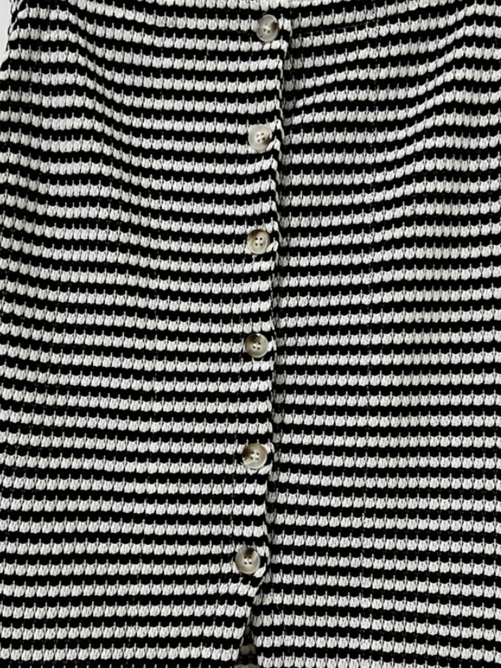 Button Down Striped Tank