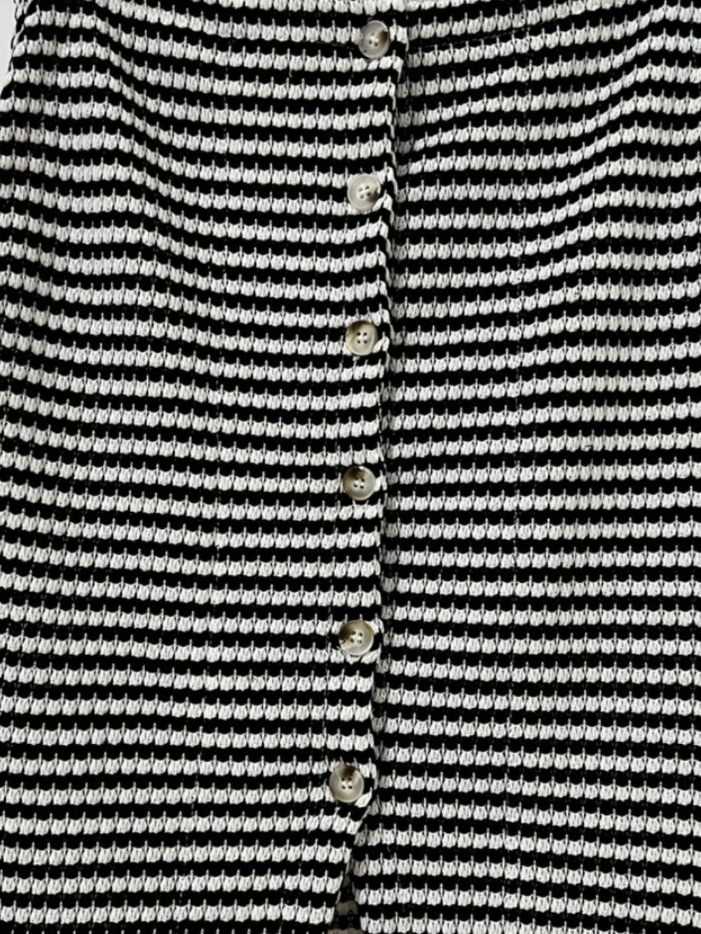 Button Down Striped Tank