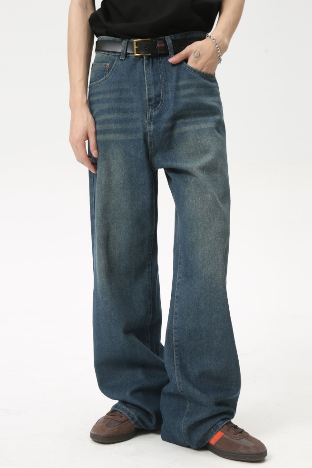 Men's Mid Rise Straight Leg Jeans Hauptbild