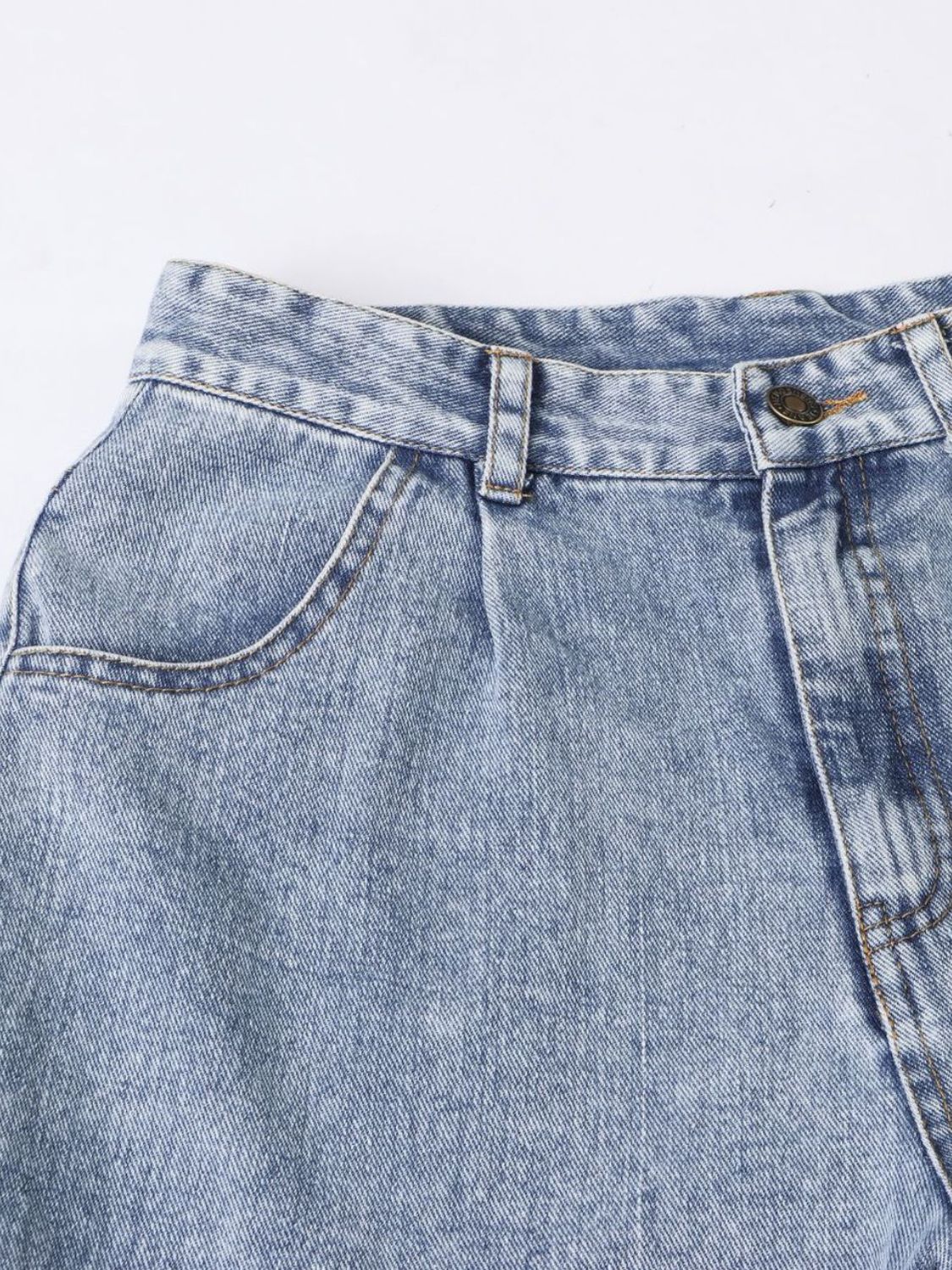 High Waist Straight Leg Jeans - felvior