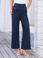 High Waist Wide Leg Pants